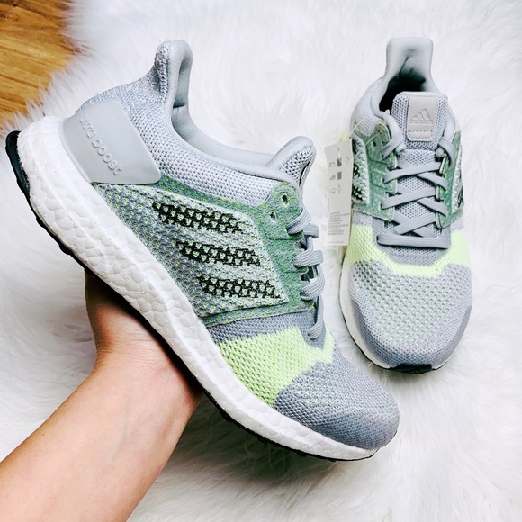adidas Shoes - Adidas Ultraboost ST Grey Neon